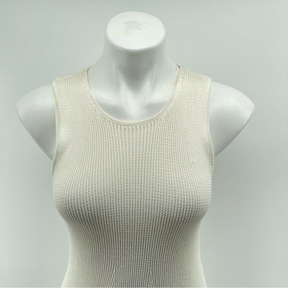 Polo Ralph Lauren White Crochet Knit Sleeveless Summer Dress Small Lined, NWT - Picture 3 of 17